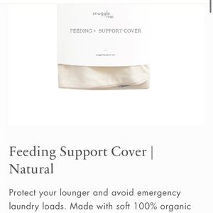 Snuggle Me Feeding Support Cover in Natural